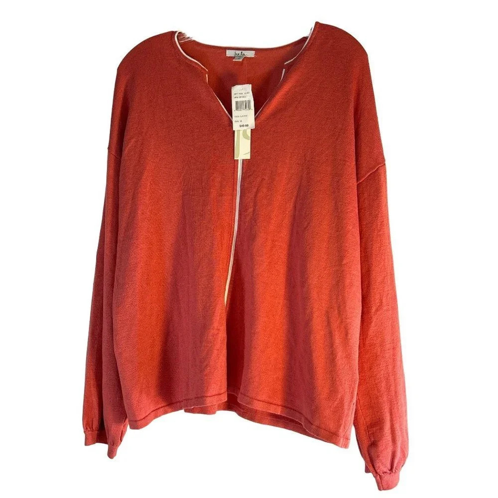 Isela Womens Top Color Clay Pot Size M NWT